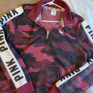 VS PINK half zip